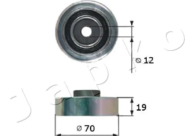Rolo parasita da correia de transmissão para Suzuki Jimny  SN, JB