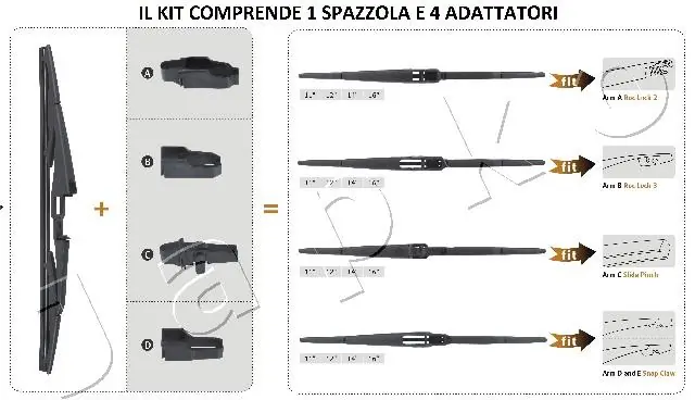 SJX30R Japko Limpa-pára-brisas de vidro traseiro
