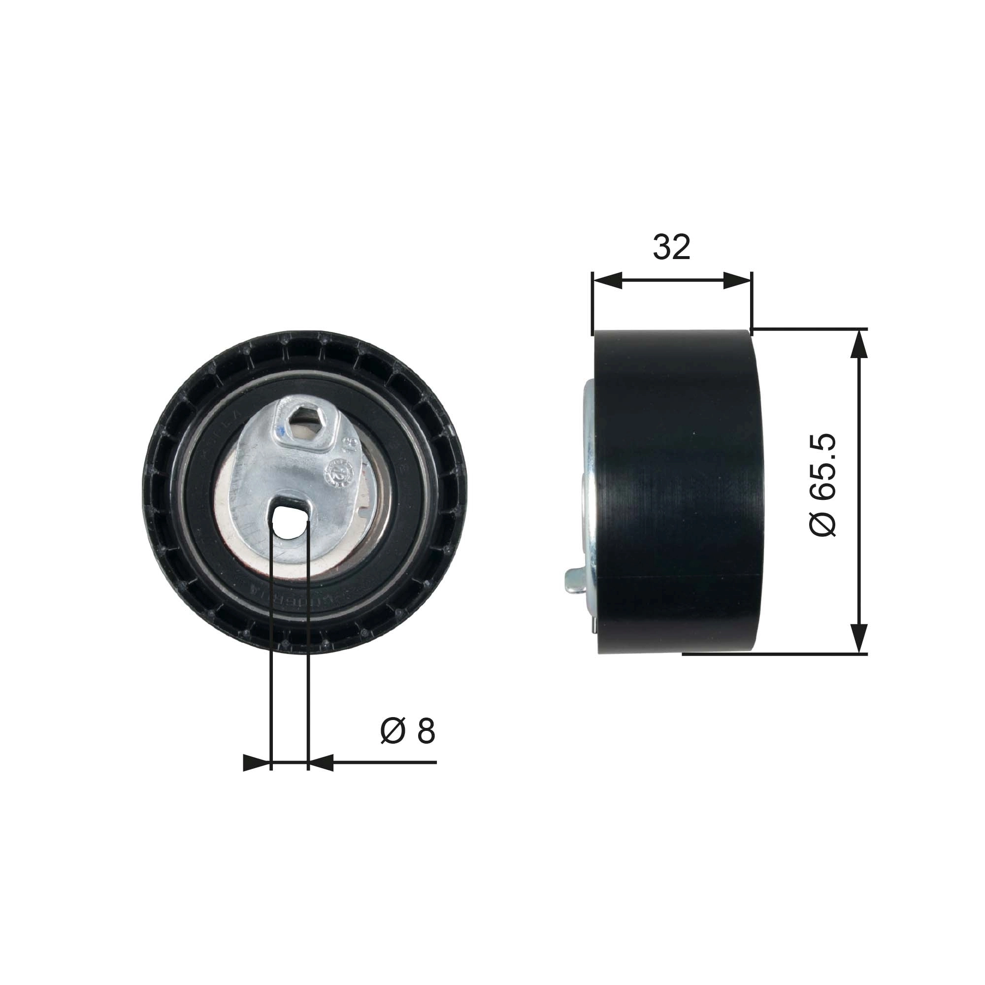 Compre FF914496V Polcar Rolo de reguladora de tensão da correia do mecanismo de distribuição de gás
