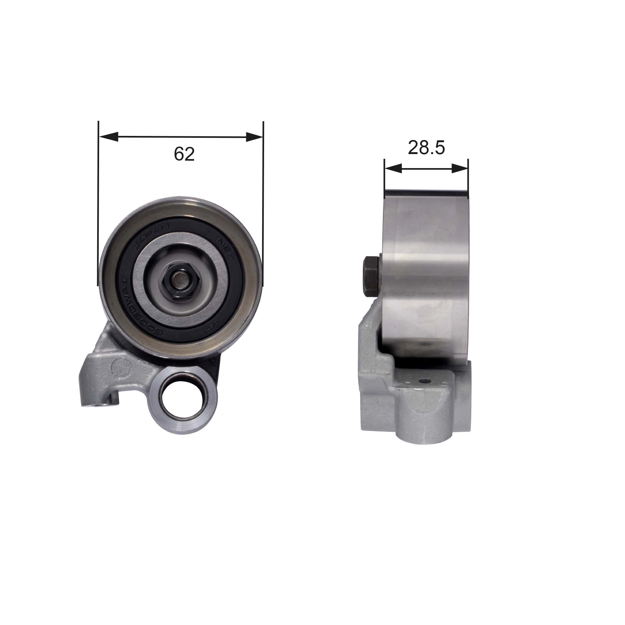 Rolo de reguladora de tensão da correia do mecanismo de distribuição de gás para Toyota Land Cruiser PRADO ASIA J12