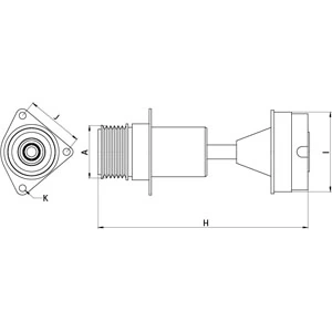 Polia do gerador Ford Fiesta COURIER J5S, J3S