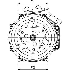 Compressor de aparelho de ar condicionado Cargo 240230