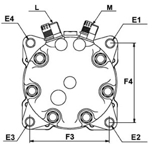 Compressor de aparelho de ar condicionado Cargo 240038