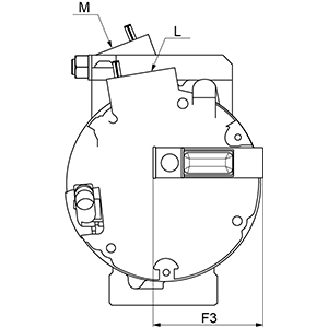 241130 Cargo Compressor de aparelho de ar condicionado