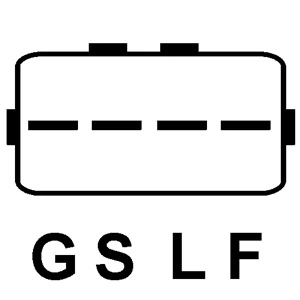 Relê-regulador do gerador (relê de carregamento) Mitsubishi Pajero V80