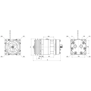 Compre 241849 Cargo Compressor de aparelho de ar condicionado
