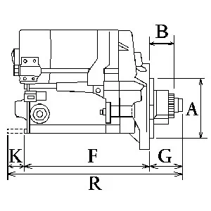 Motor de arranco Cargo 114731 preço, a partir de 193,05 USD