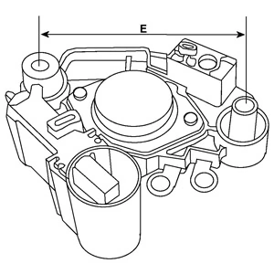 Relê-regulador do gerador (relê de carregamento) para Subaru Forester II S11, SG