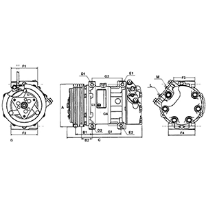 Compressor de aparelho de ar condicionado Cargo 241105 preço, a partir de 246,87 USD