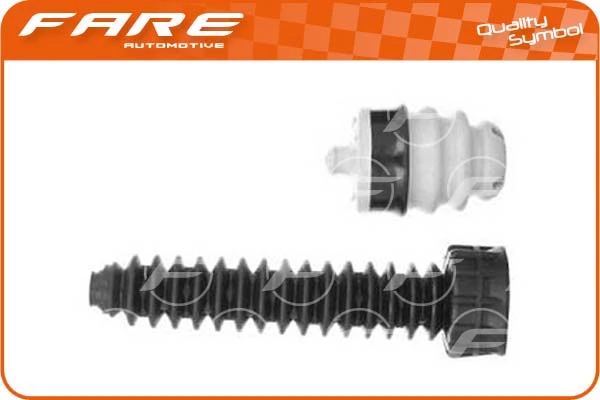 Pára-choque (grade de proteção) de amortecedor traseiro + bota de proteção para Citroen C5 RC