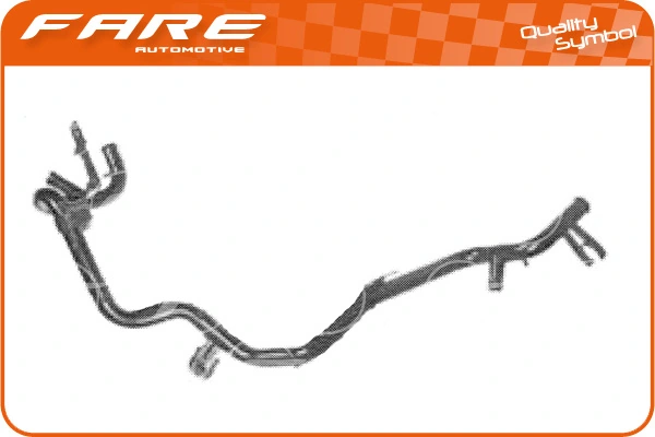Mangueira (cano derivado) do sistema de esfriamento Ford Galaxy I VY WGR