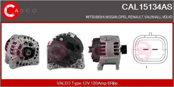 CAL15134AS Casco