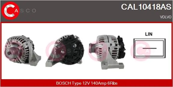 CAL10418AS Casco