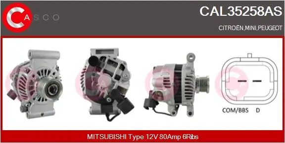 CAL35258AS Casco
