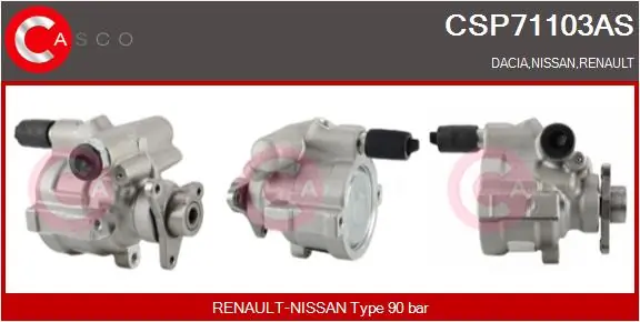 Bomba da Direção hidrâulica assistida para Renault Master HD, FD