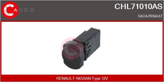 Botão de ativação do sinal de emergência para Renault LOGAN KS