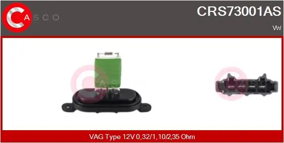 Resistor (resistência) de ventilador de forno (de aquecedor de salão) Kamoka 4140156
