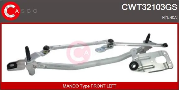 Trapézio de limpador pára-brisas para Hyundai Tucson II TM