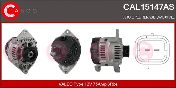 CAL15147AS Casco