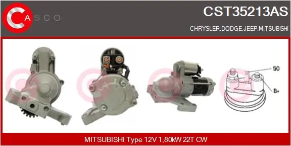  Motor de arranco Dodge Caliber SXT SUV (PM) (2009 - 2012) SXT