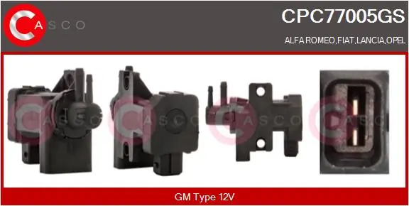 1612247280 Peugeot/Citroen Convertidor de pressão (solenoide) de supercompressão
