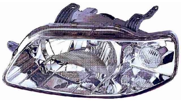 Luz direita 2500104E Polcar