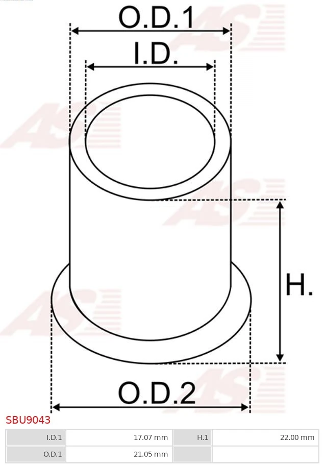Bucha do motor de arranco para Nissan Terrano II R20
