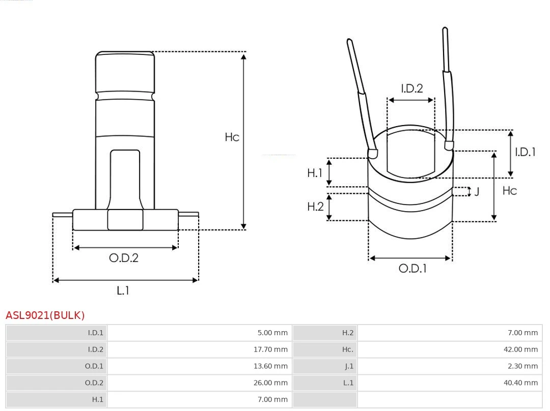 Tubo coletor de rotor do gerador Cargo F032239930ZDL