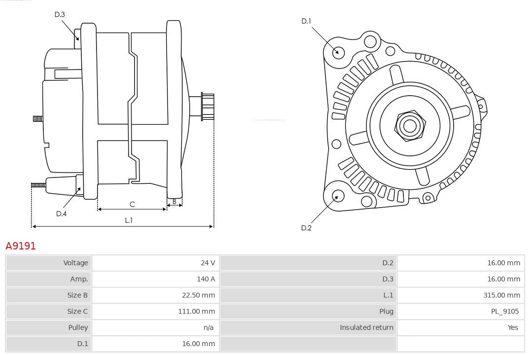 Gerador As-pl A9191