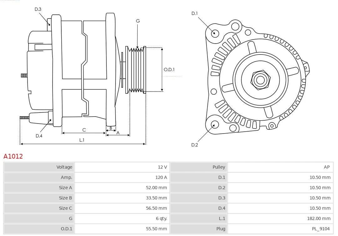 Gerador As-pl A1012