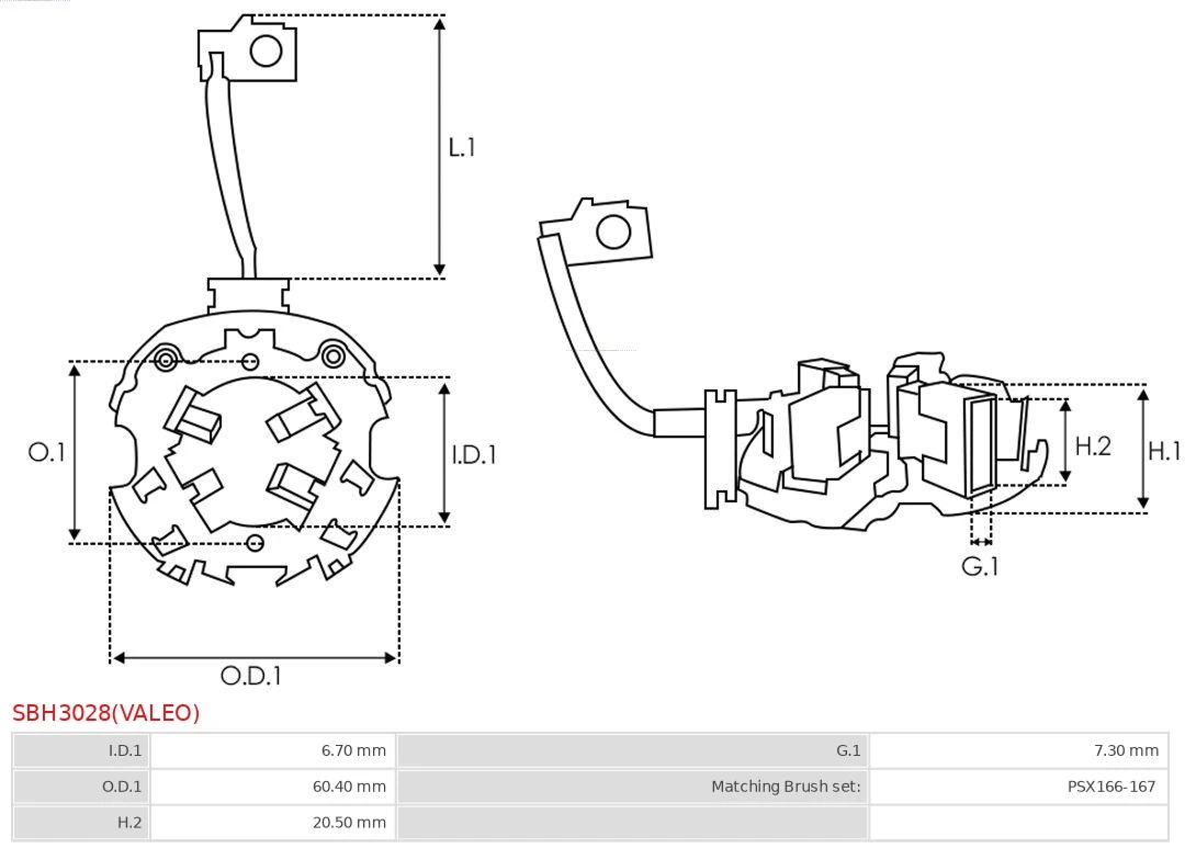 Porta-escovas do motor de arranco Peugeot/Citroen 93190561 preço, a partir de 34,07 USD