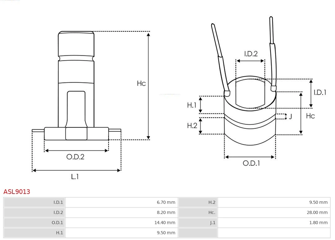 Tubo coletor de rotor do gerador As-pl ASL9013 preço, a partir de 3,63 USD