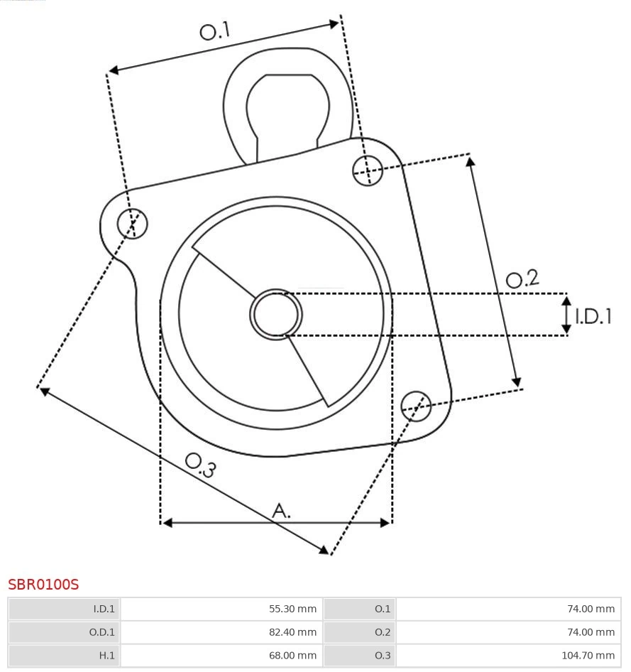 Tampa dianteira do motor de arranco Bosch 1005821096 preço, a partir de 29,66 USD