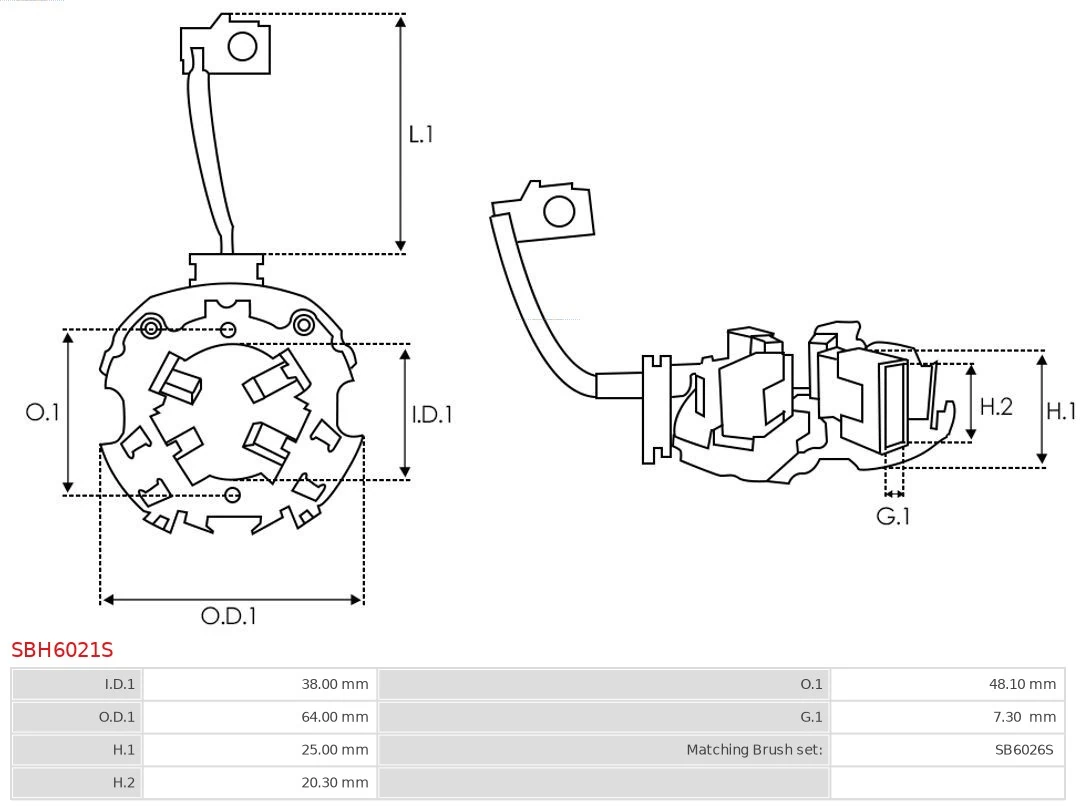  Escova do motor de arranco Toyota Land Cruiser SUV (J200) (2007 - 2021) 