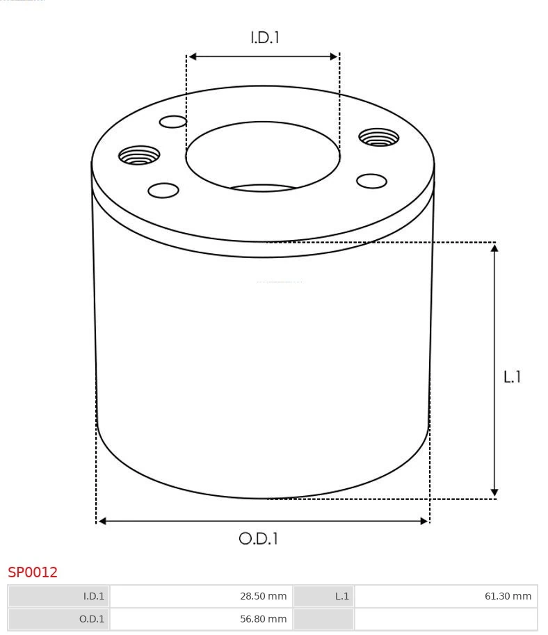 SP0012 As-pl Mola dianteira