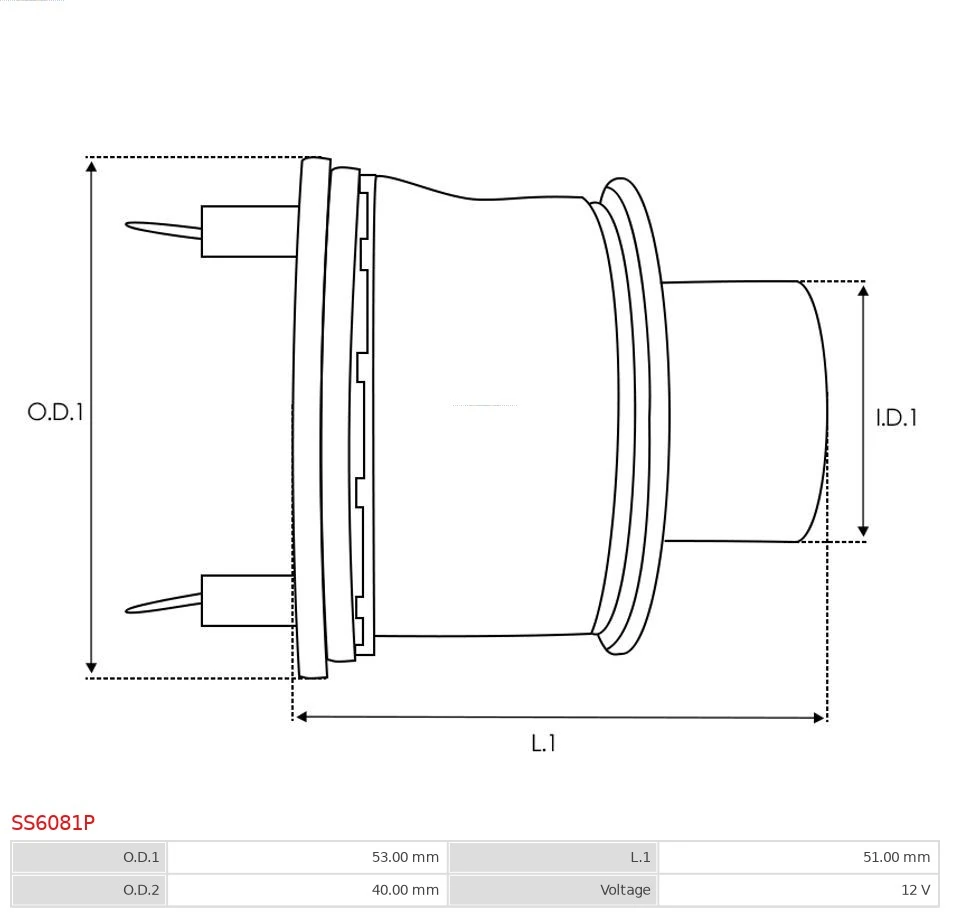 Compre SS6081P As-pl Kit de reparação do relê de tração do motor de arranco