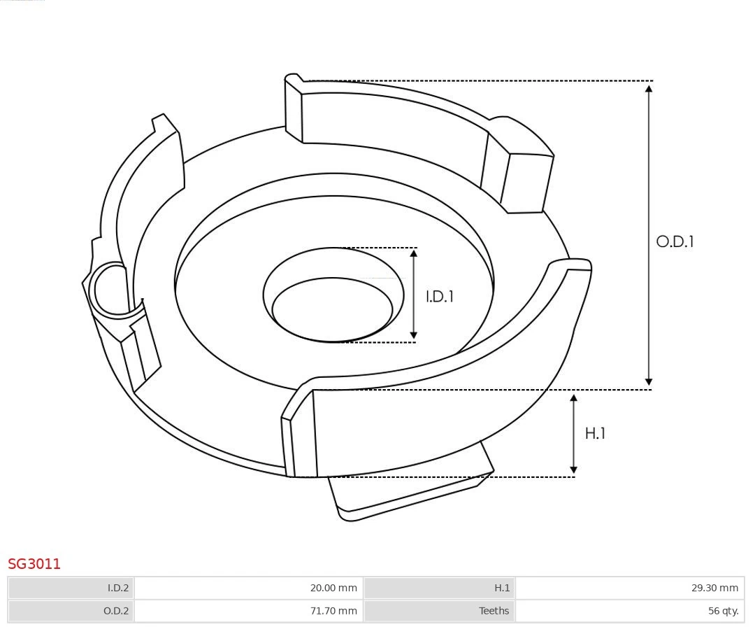 Amortecedor de vidro de porta-malas (de 3ª/5ª porta traseira (de tampa de alcapão) As-pl SG3011 preço, a partir de 9,66 USD