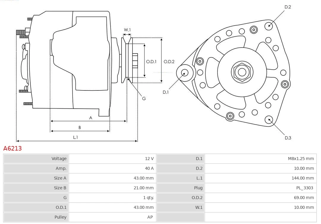 Gerador As-pl A6213