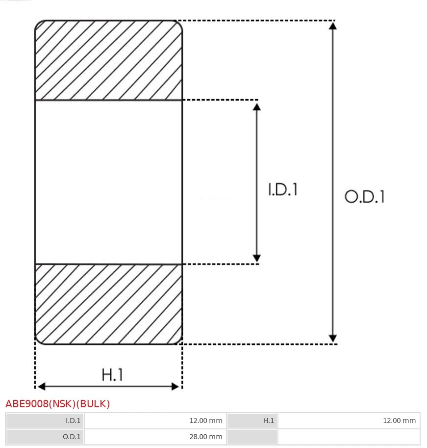 Rolamento do gerador Ford Transit IV E