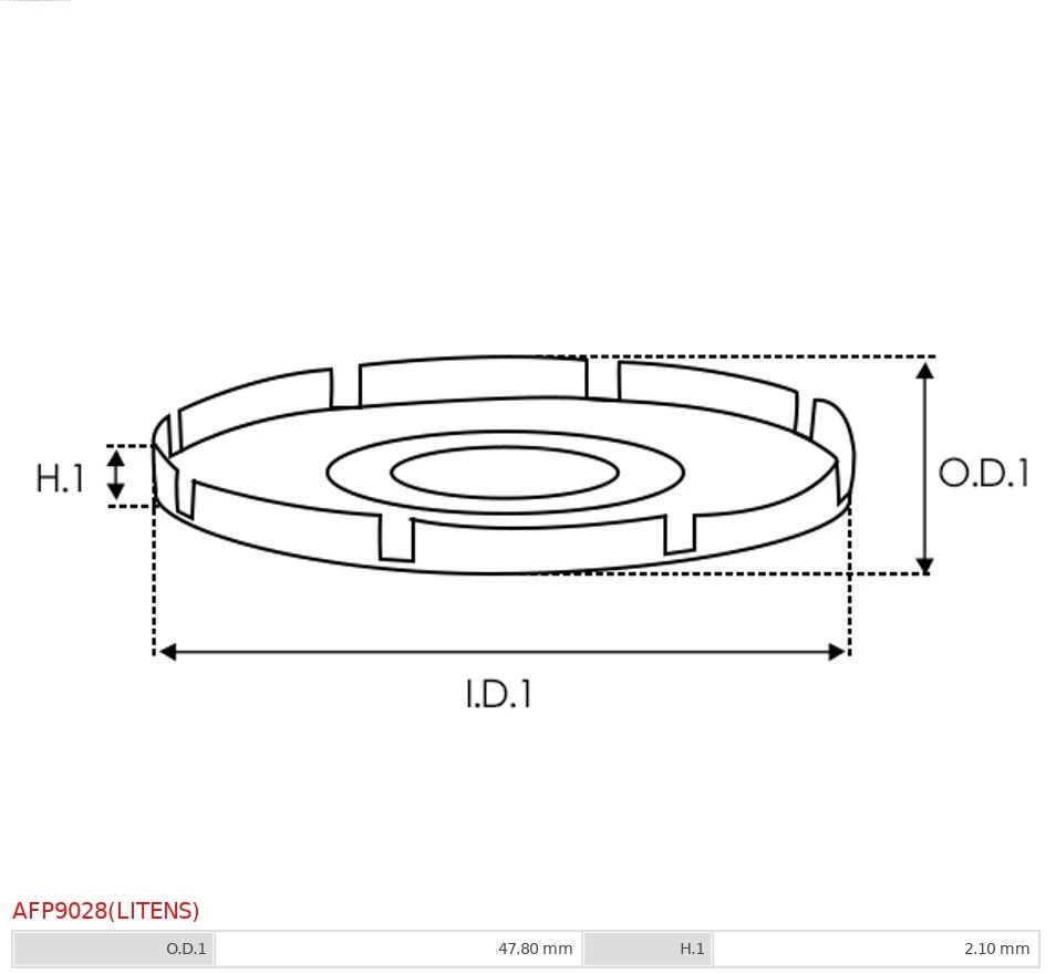Polia do gerador para Volkswagen Jetta VII BU3, BU4