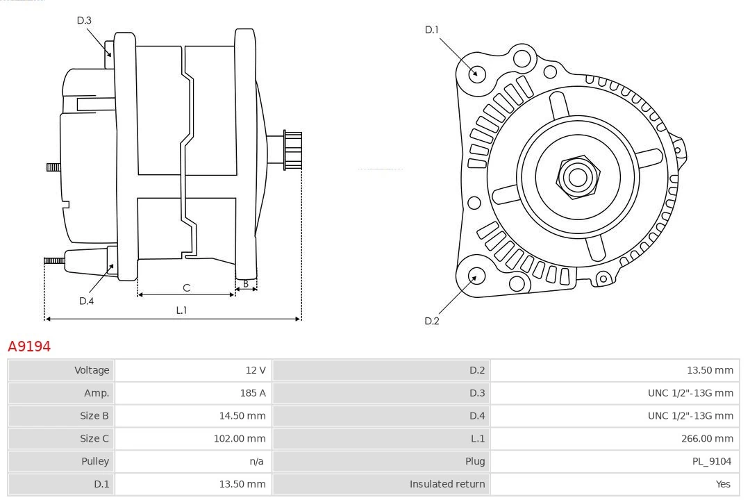 Gerador As-pl A9194