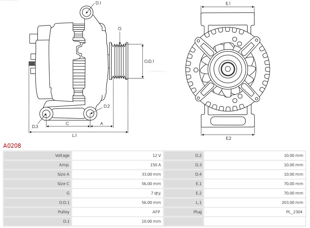 Gerador As-pl A0208