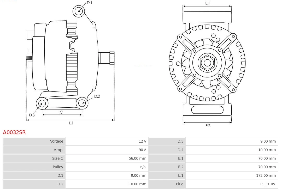 Gerador As-pl A0032SR