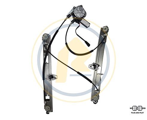 Compre 1619999180 Peugeot/Citroen Mecanismo de acionamento de vidro da porta dianteira direita