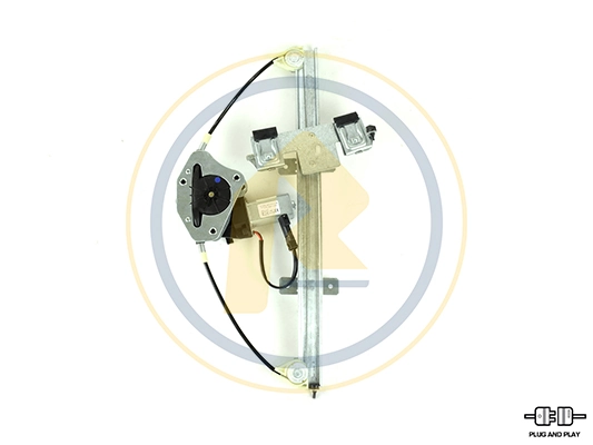 Mecanismo de acionamento de vidro da porta dianteira direita 1648908180 Peugeot/Citroen
