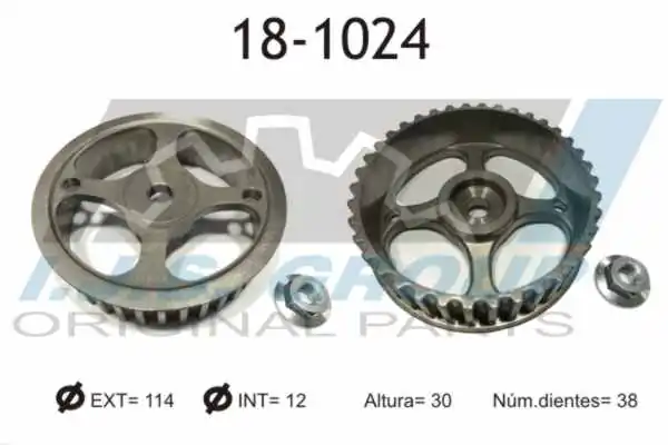 Engrenagem de cadeia da roda dentada da árvore distribuidora de motor Renault Megane I EA0, EA1