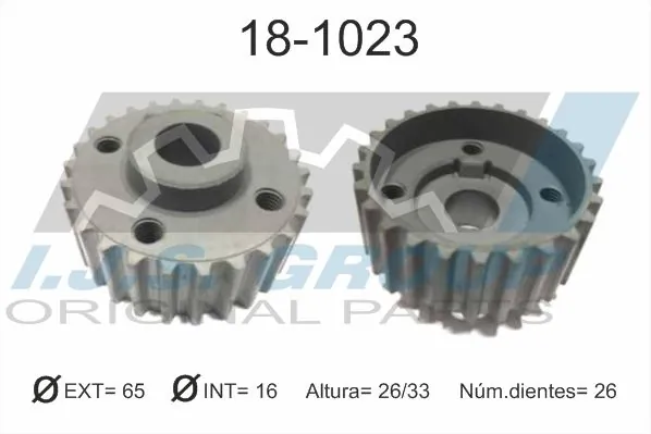  Engrenagem de cadeia da roda dentada de acionamento de cambota de motor Audi A3 hatchback (8L1) (1996 - 2003) 