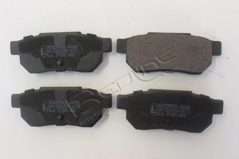 Sapatas do freio traseiras de disco para Honda Civic EJ