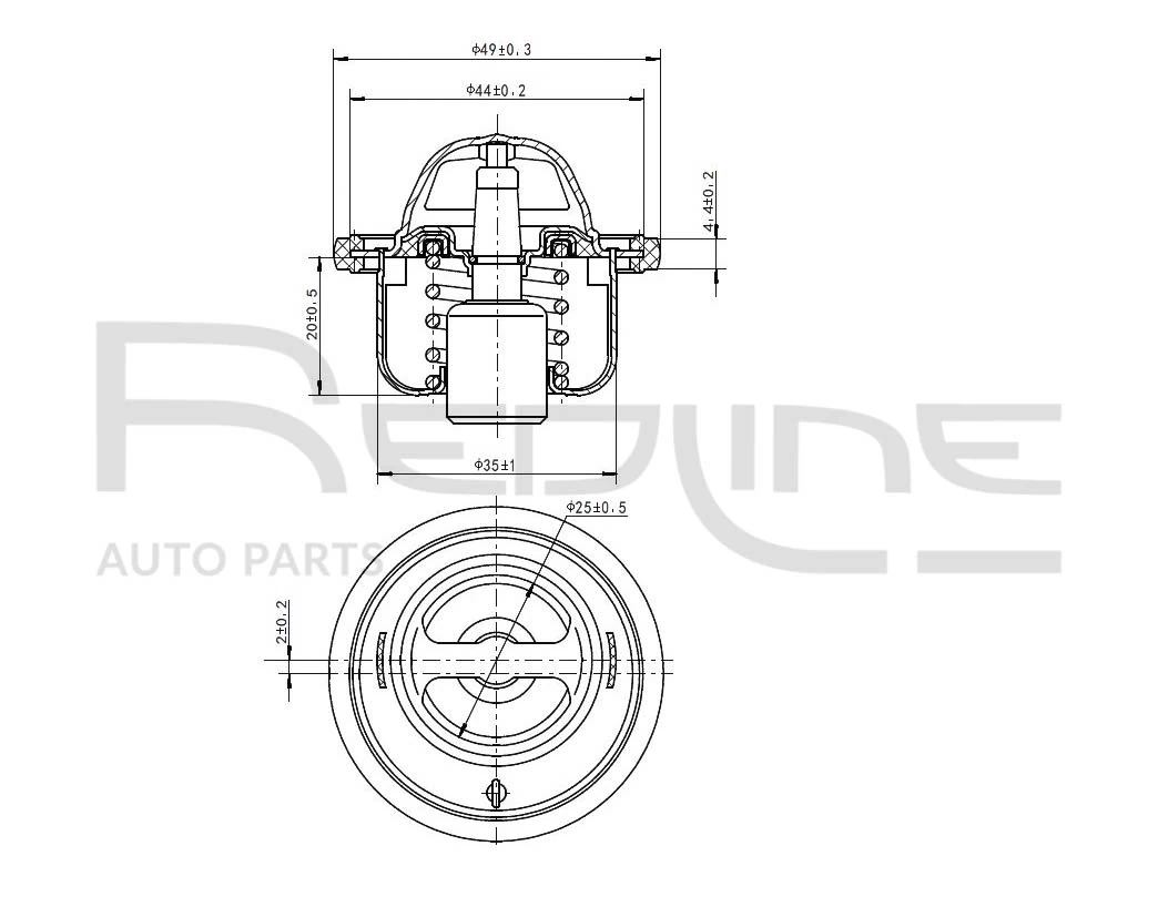 Termostato Daewoo Matiz  KLYA ao melhor preço