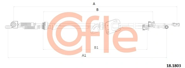 Cabo de mudança duplo para Toyota Corolla E12